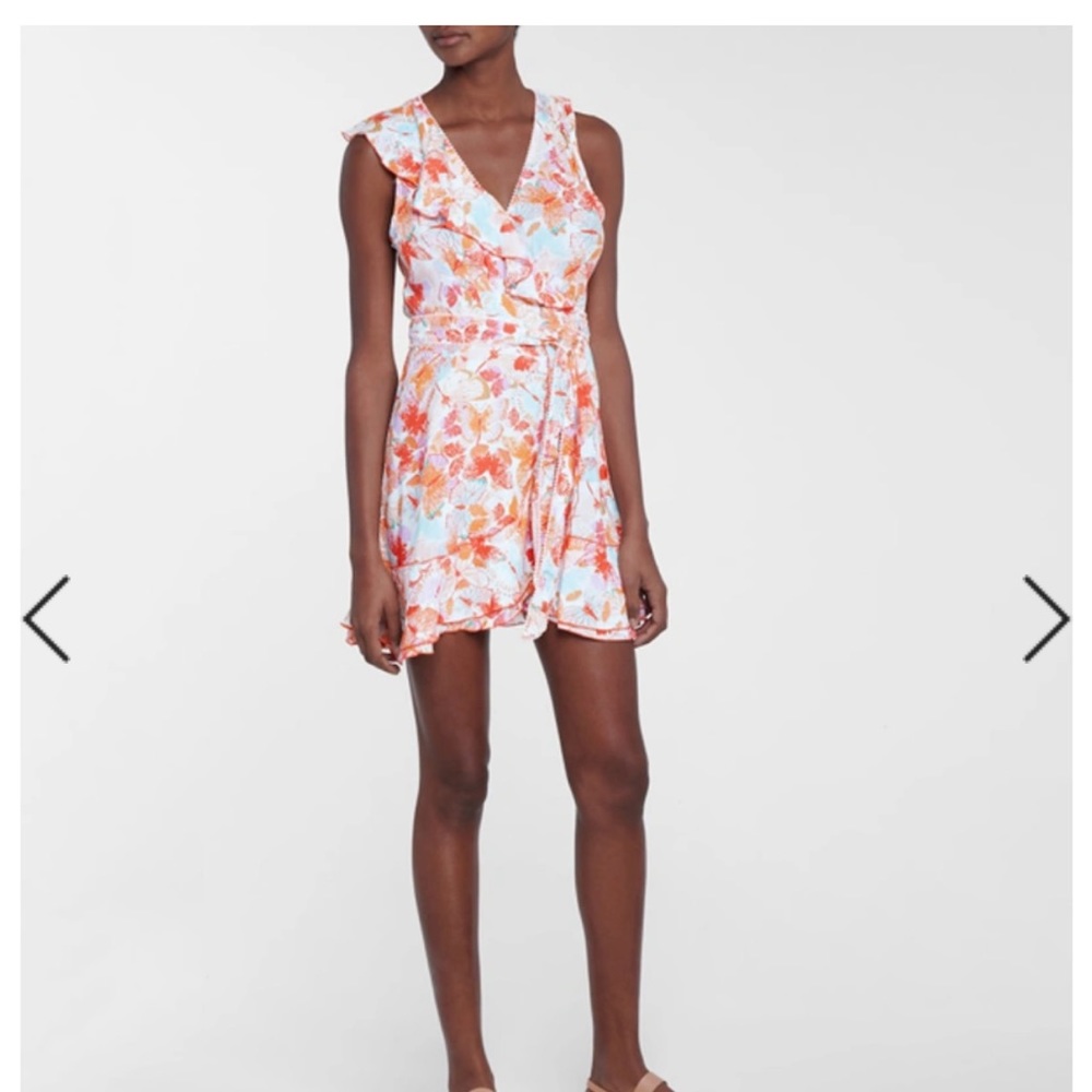 Floral Wrap Dress